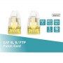Digitus | CAT 6a Grey Male RJ-45 2 m Patch cable Male RJ-45 Shielded foiled twisted pair (SFTP) - 3